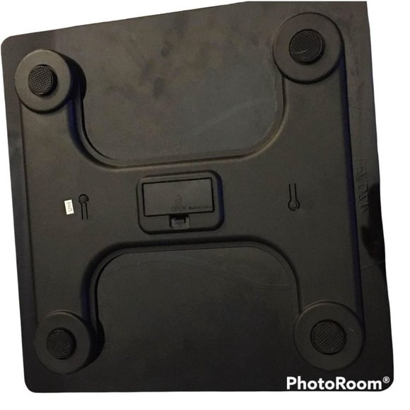 Black Digital Body Weight Bathroom Scale Glass LCD - Picture 9 of 10